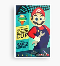 Mario Kart Race Metal Print