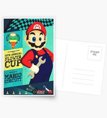 Mario Kart Race Postcards