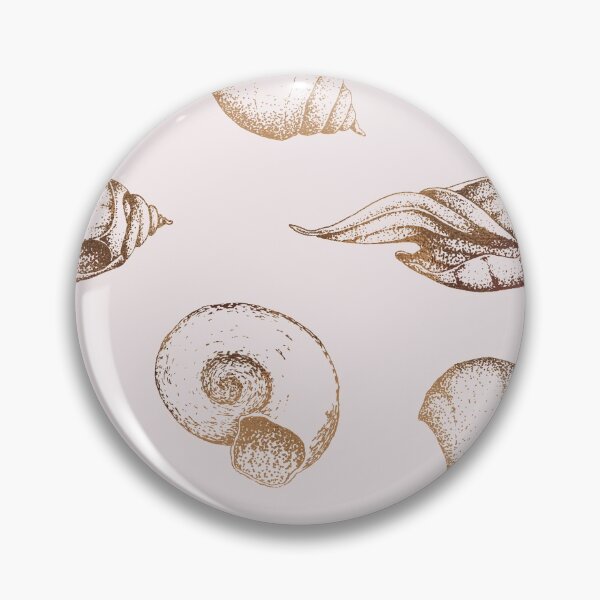 Item preview, Golden sea shells designed and sold by peggieprints.