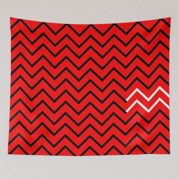 Item preview, SPOT THE ODD ZIG ZAG (RED) designed and sold by ODD-ONE.