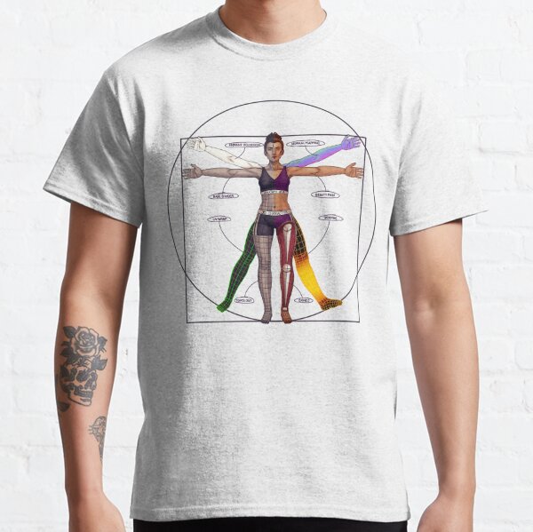The Vitruvian Girl Classic T-Shirt