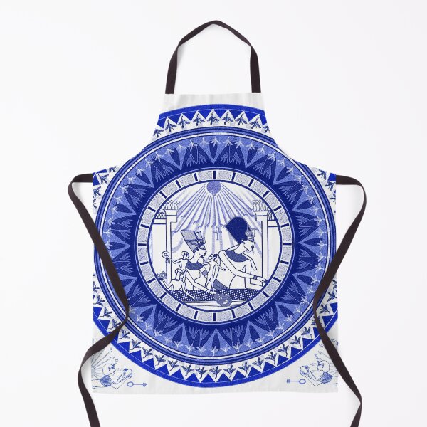 Item preview, Egyptian Blue and White Nefertiti & Akhenaten (SPODE INSPIRED) designed and sold by Curtis Ryan Woodside Productions.