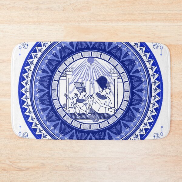 Item preview, Egyptian Blue and White Nefertiti & Akhenaten (SPODE INSPIRED) designed and sold by Curtis Ryan Woodside Productions.