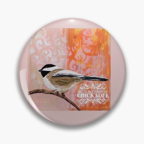 Black-Capped Chickadee Pin