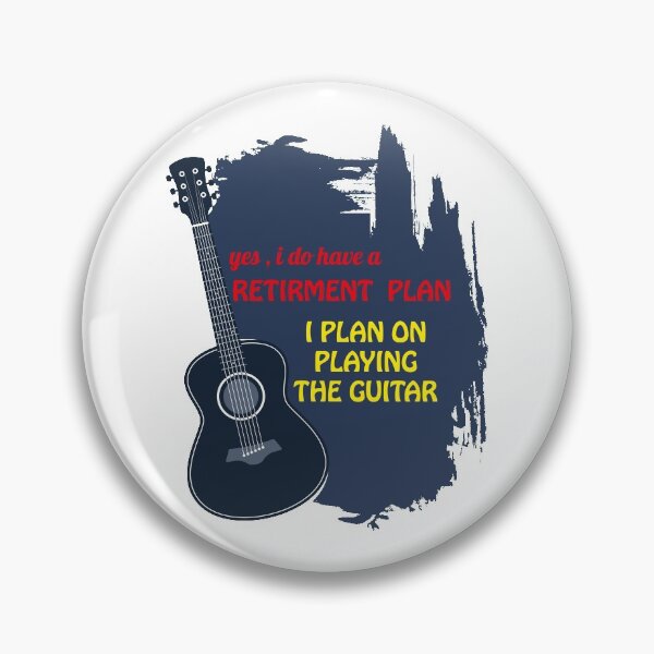 Item preview, My Retirement Plan Guitar designed and sold by bkjournaly2020.