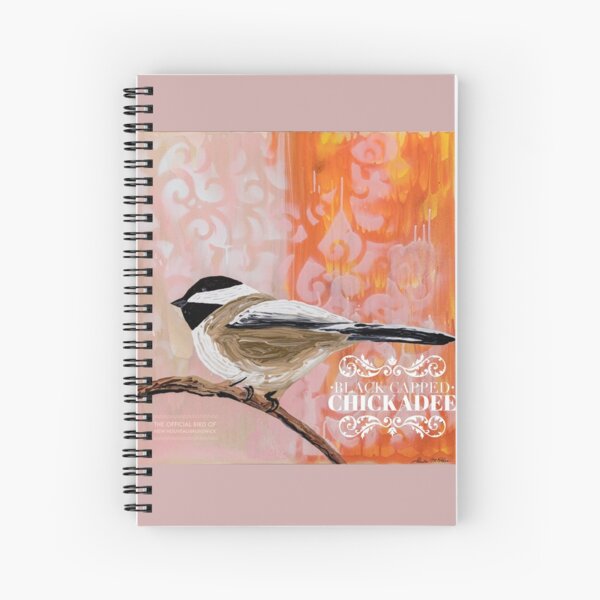 Black-Capped Chickadee Spiral Notebook