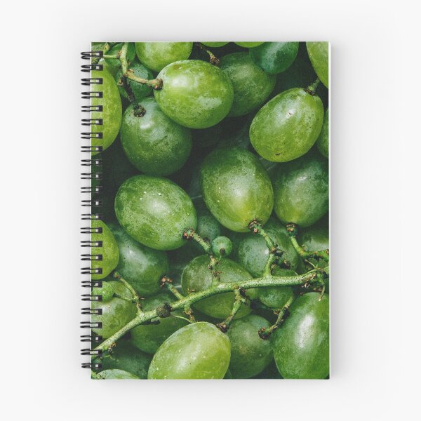 Item preview, Green grapes pattern fresh vineyard grapevine photo art  designed and sold by conceptDVS.