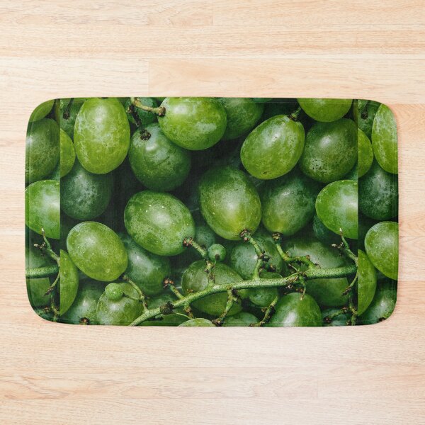 Item preview, Green grapes pattern fresh vineyard grapevine photo art  designed and sold by conceptDVS.