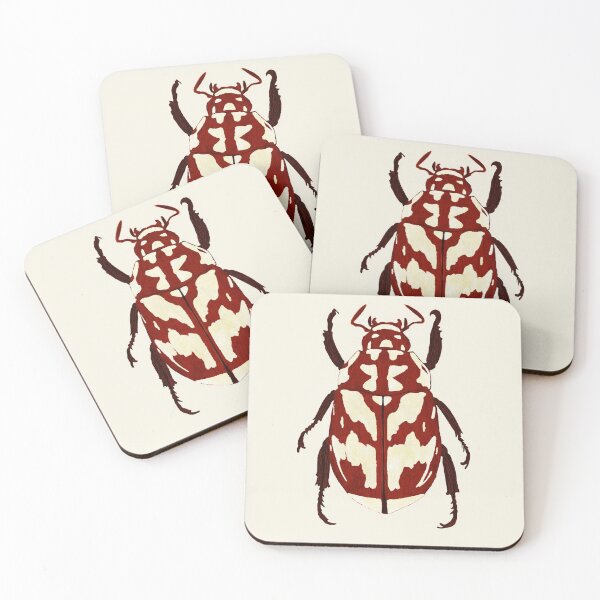 Item preview, Red beetle insect designed and sold by Elbuenlimon.
