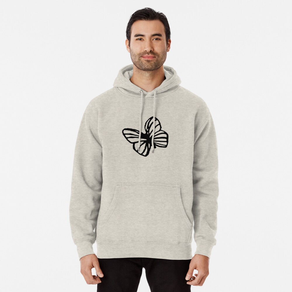 hoodie with butterfly logo