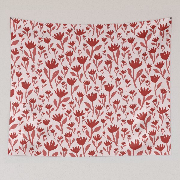 Item preview, Retro Tulips - Red designed and sold by Trine Tollefsen.