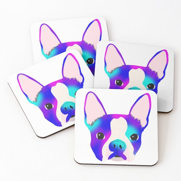 Item preview, galaxy boston terrier dog designed and sold by KikasArt.