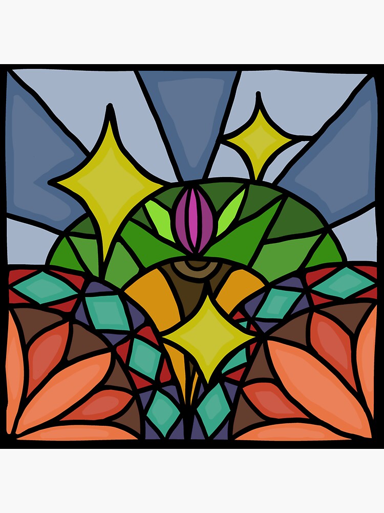 Thumbnail 3 of 3, Sticker, glass 1 designed and sold by Jimmies.