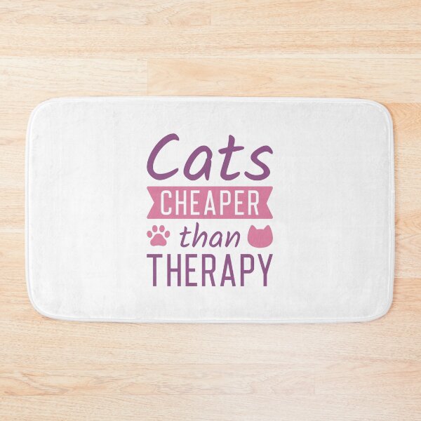 Item preview, Cats Cheaper Than Therapy designed and sold by LuckyFoxDesigns.