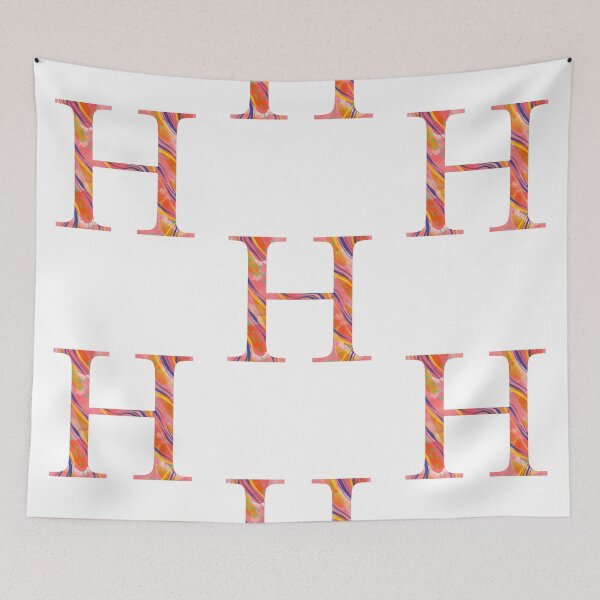 Item preview, ‘H’ Monogram Initial Lettering designed and sold by misterletterman.