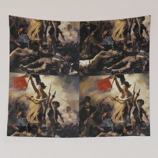 Item preview, Liberty leading the people painting by Delacroix famous masterpieces designed and sold by conceptDVS.