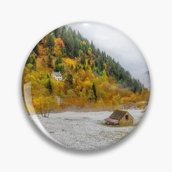 Item preview, Snowfall with low clouds designed and sold by Roberto Pagani.