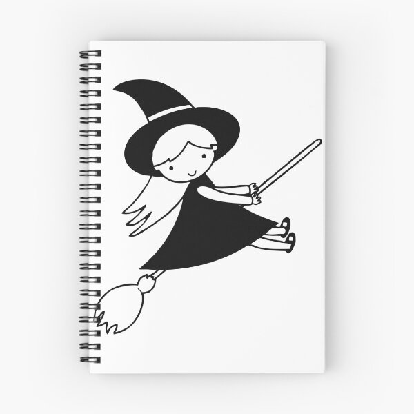 Item preview, Flying Witch Line Art designed and sold by greengoodnich.