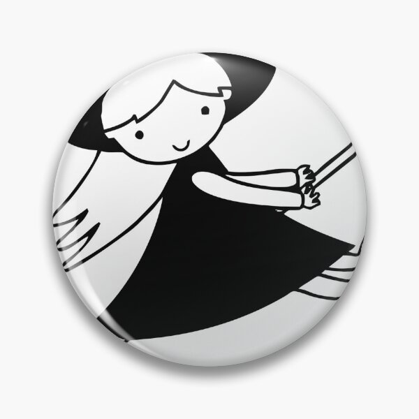 Item preview, Flying Witch Line Art designed and sold by greengoodnich.