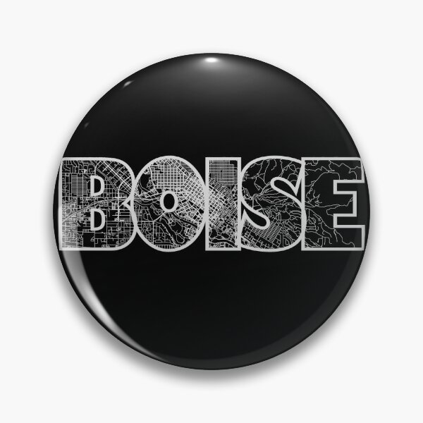 Item preview, Boise Idaho Street Map designed and sold by thestreetslocal.