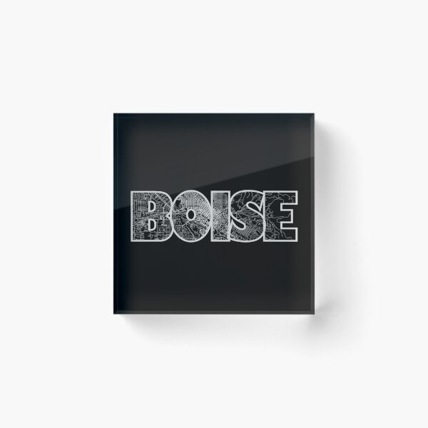 Item preview, Boise Idaho Street Map designed and sold by thestreetslocal.