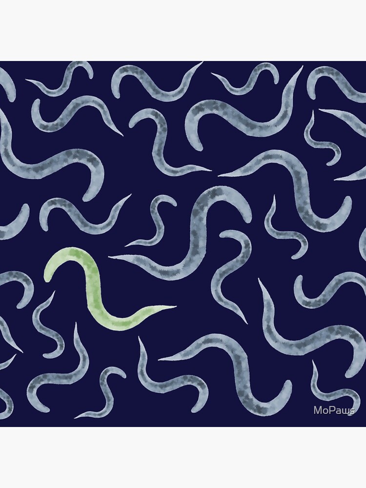 Caenorhabditis elegans Model Organism Biology Pattern by MoPaws
