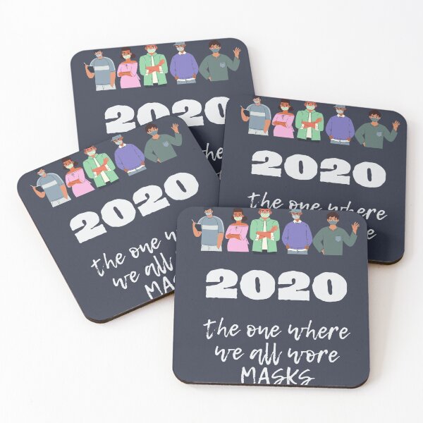 Item preview, 2020 The one where we all wore masks designed and sold by Nicola Leyh.