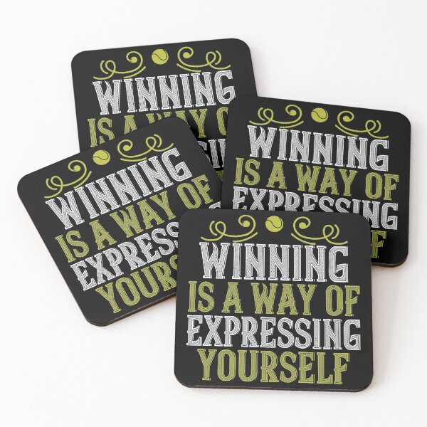 Item preview, Winning Is A Way Of Expressing Yourself designed and sold by GoodVibeDesign.