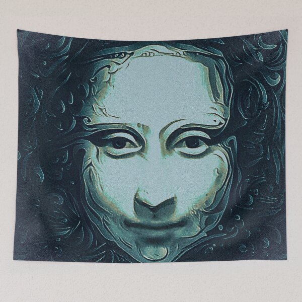 Item preview, Wirly Mona  designed and sold by Donkey's Salad.