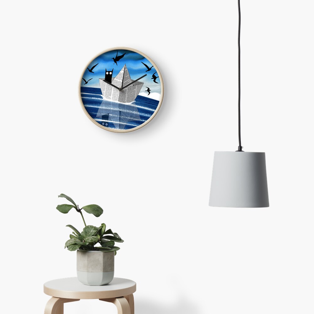 Vista previa del artículo con la obra «Reloj», diseñado y vendido por Hitchen.