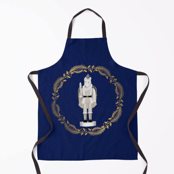 Item preview, The Nutcracker Christmas Special - Mouse King Nutcracker in Golden Christmas Wreath (Royal Blue) designed and sold by talgursmusthave.