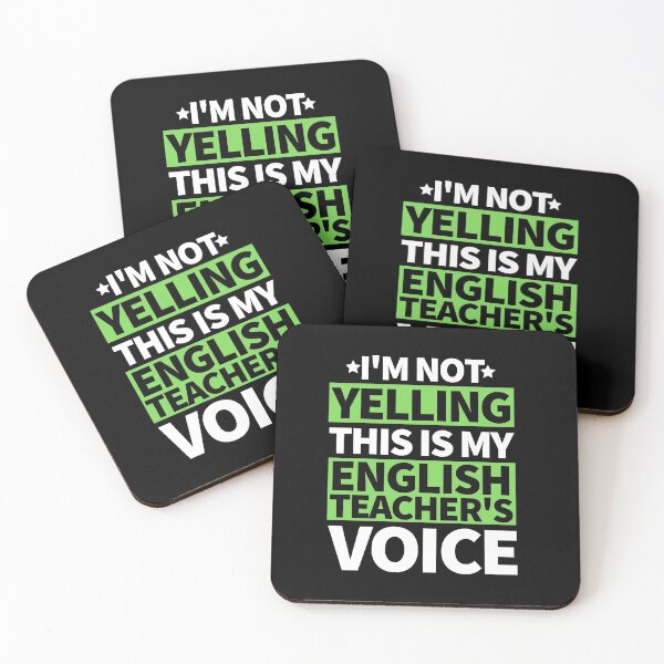 Item preview, I'm Not Yelling This Is My English Teacher's Voice designed and sold by bifkee19.