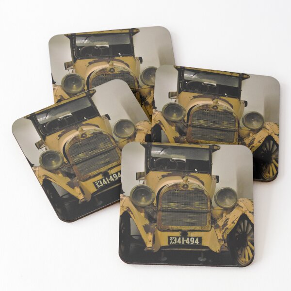 Item preview, The yellow rusty vintage car  designed and sold by Andyt.