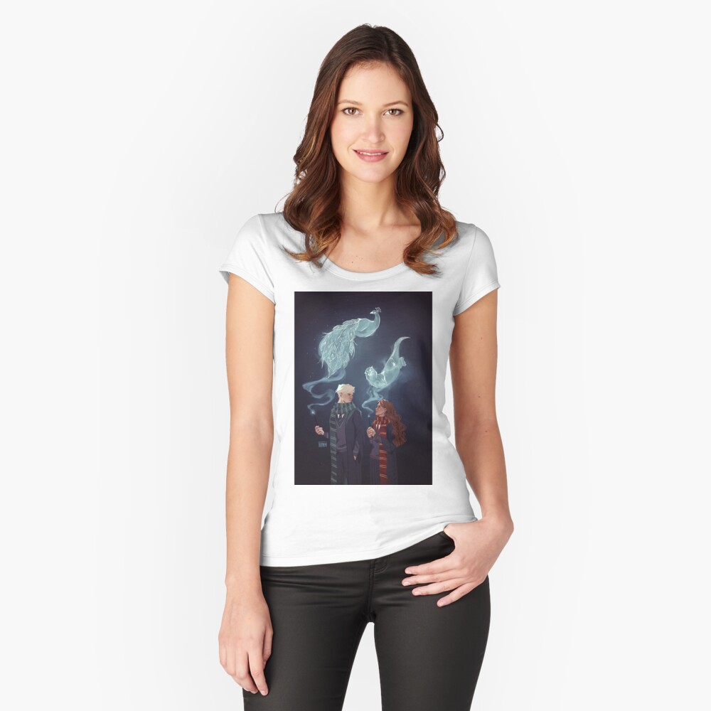 Item preview, Fitted Scoop T-Shirt designed and sold by Elithien.