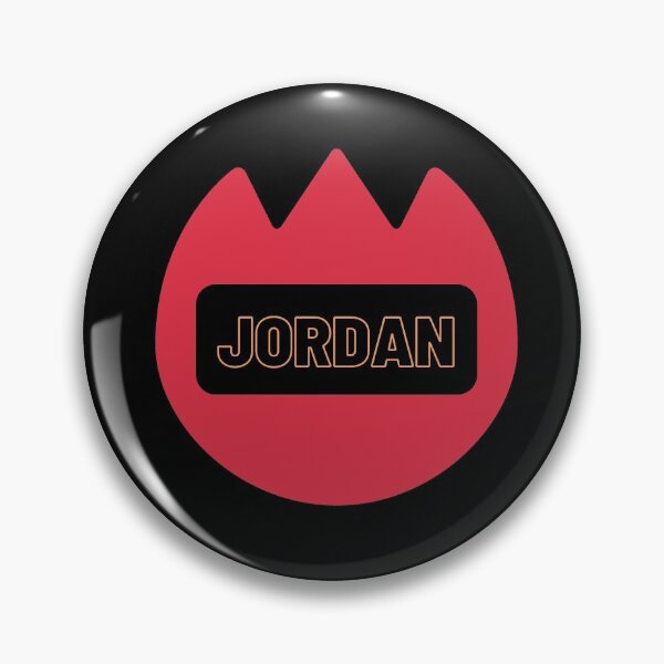Item preview, Jordan Name - Jordan Fire Red Color Gift For Family Surname Hello My Name Is Name Tag designed and sold by KelVault.