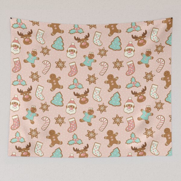 Item preview, Christmas gingerbreads Holly Jolly Christmas designed and sold by AngelinaBambina.