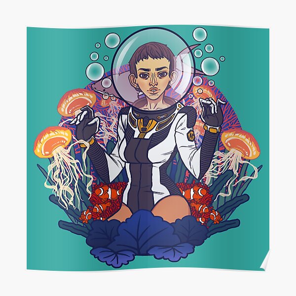 Underwater Beauty Poster