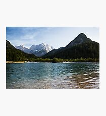 Lake Jasna in Kranjska Gora Photographic Print