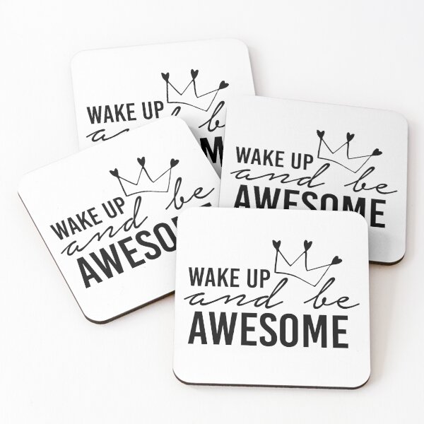 Item preview, Wake up and be awesome designed and sold by shirtart shop.