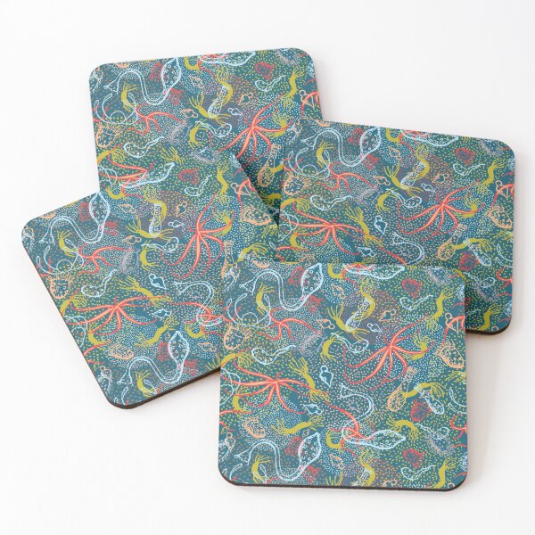 Item preview, Microorganisms Bacteria and Viruses in Bright Rainbow Colors designed and sold by vinpauld.