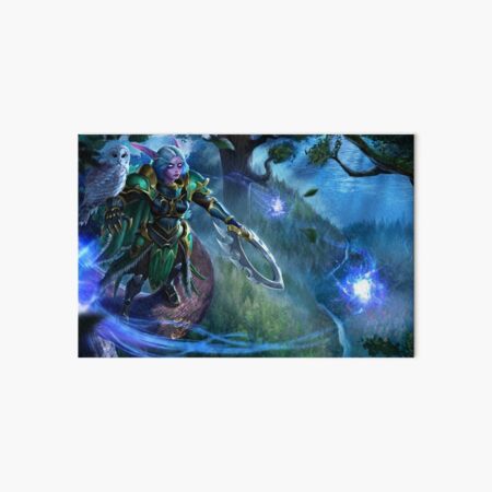 Item preview, Elf Warden and Owl designed and sold by KylePunkArt.