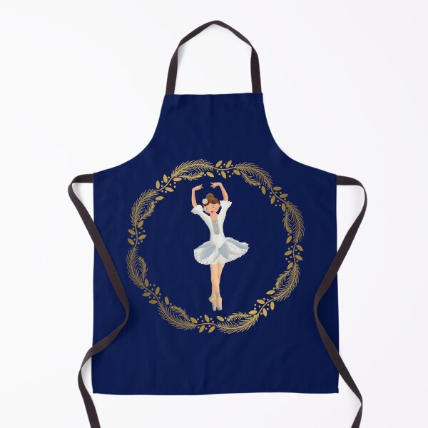 Item preview, The Nutcracker Christmas Special - Nutcracker Scene - Ballerina dance in Golden Christmas Wreath (Royal Blue) designed and sold by talgursmusthave.