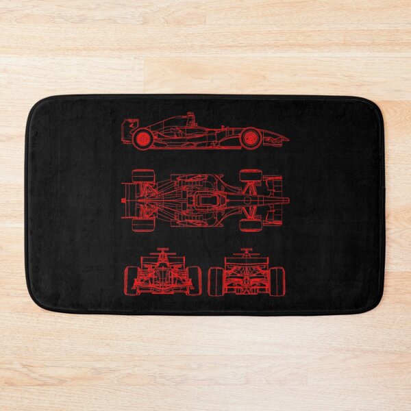 Item preview, Racing car blueprint project red designed and sold by ideasfinder.