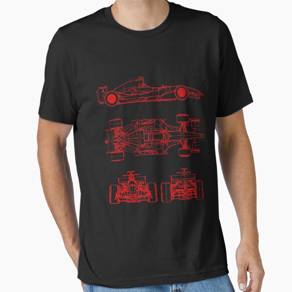 Item preview, Racing car blueprint project red designed and sold by ideasfinder.