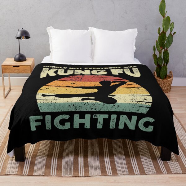 Item preview, Surely Not Everybody Was Kung Fu Fighting - VINTAGE RETRO GREEN designed and sold by B-RAD-Designs.