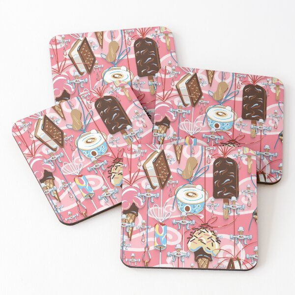 Item preview, Drone Cones Ice Cream Trucks | Pink designed and sold by L Diane Johnson.