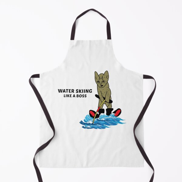 Item preview, Water Skiing Ski Cat Pet Lover Animal Funny Meme designed and sold by TastefulTees.