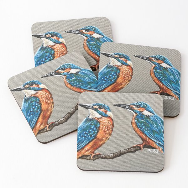 Item preview, Two Kingfishers designed and sold by SJWhitworthArt.