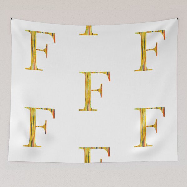 Item preview, ‘F’ Monogram Initial Lettering designed and sold by misterletterman.
