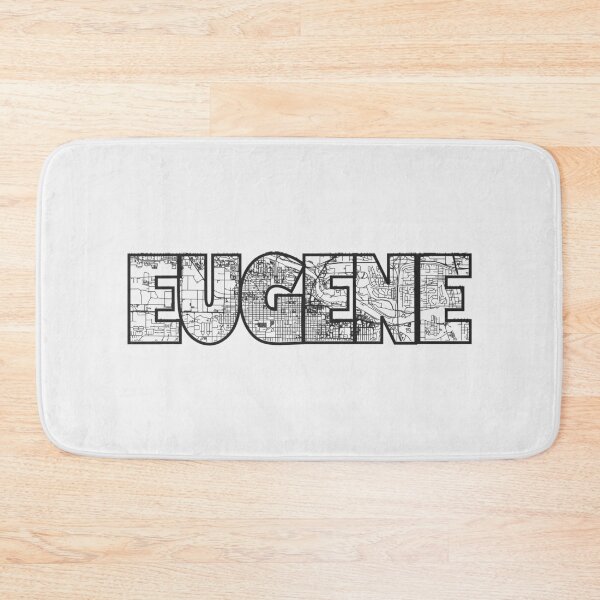 Item preview, Eugene OR Street Map designed and sold by thestreetslocal.